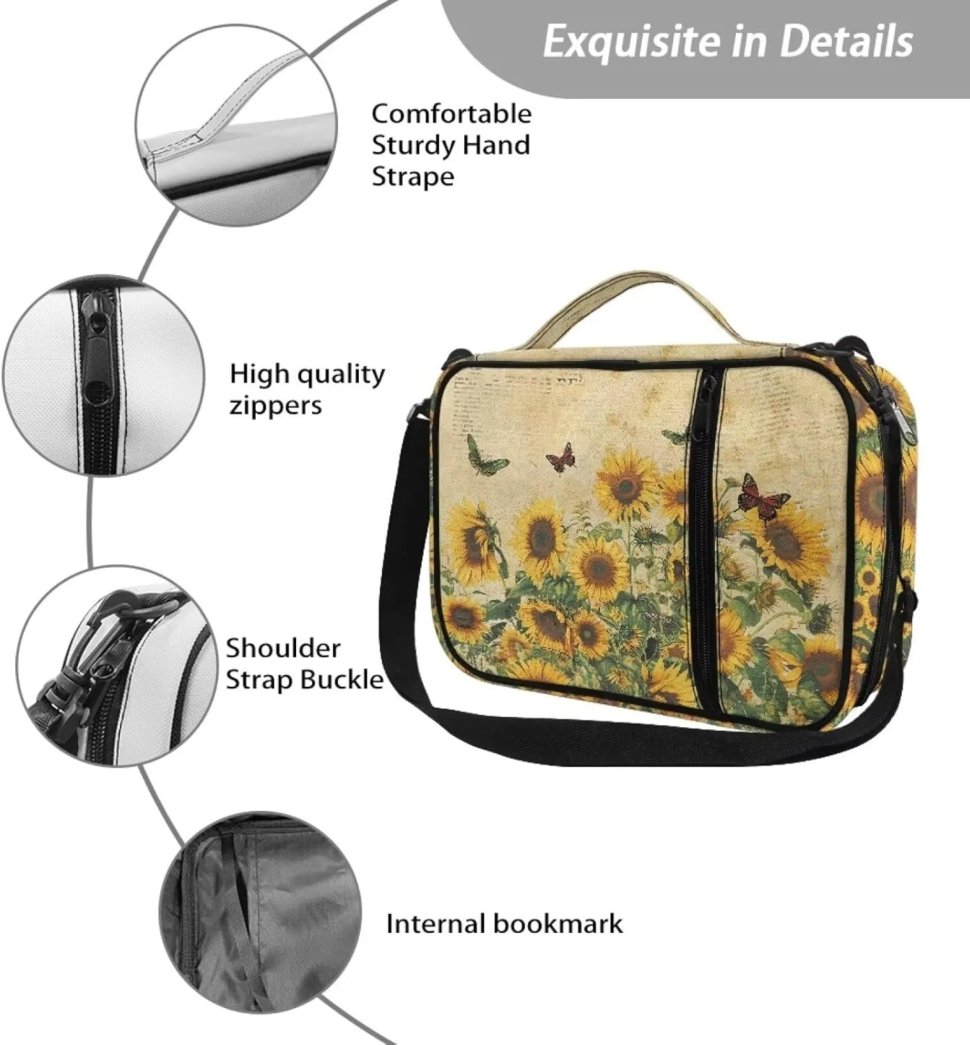 Bible Box Book Covers Bible Purse for Women Church Tote Bags for Boys