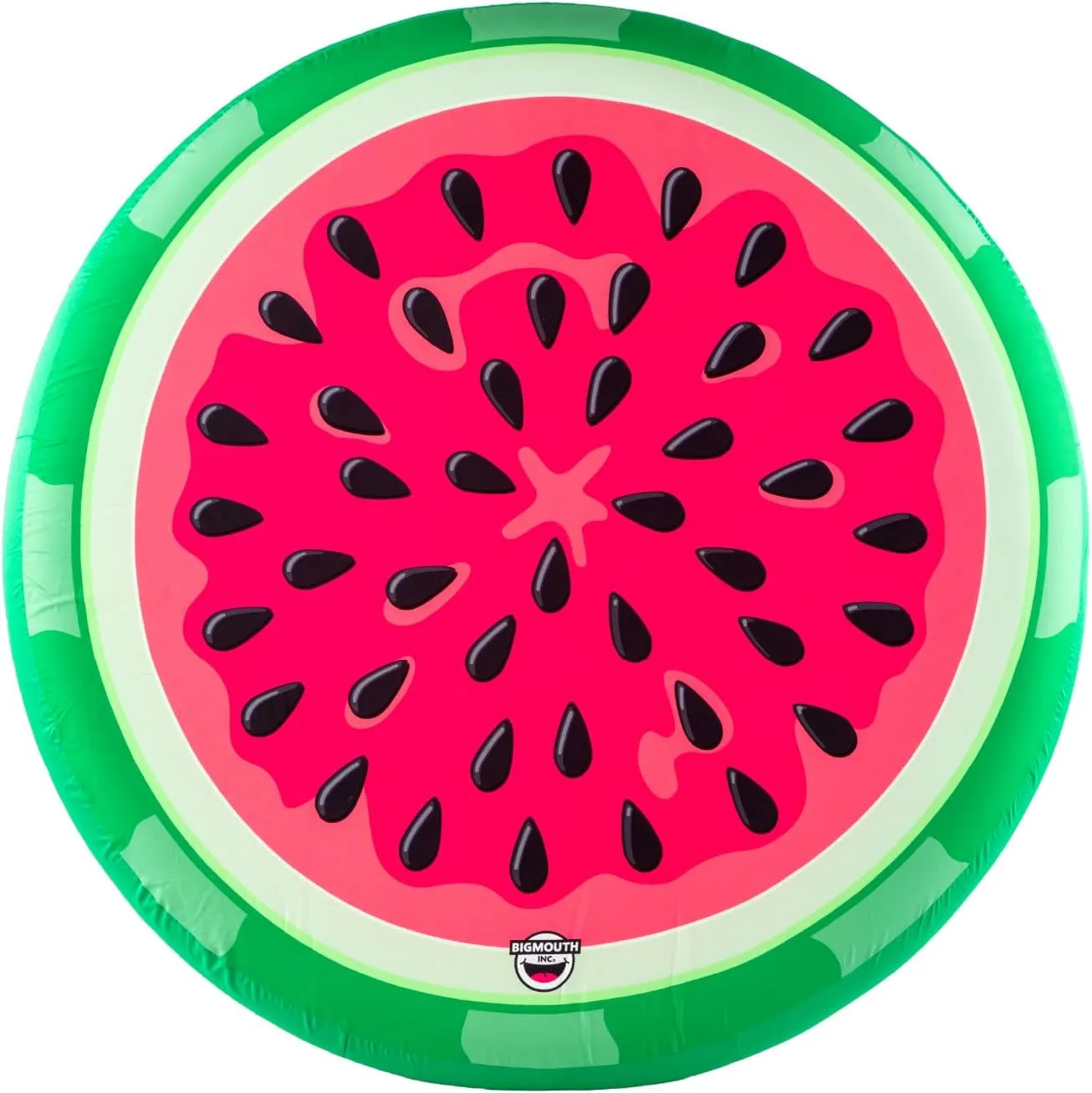 BigMouth Inc Giant Watermelon Fabric Pool Float, Inflatable Raft, Fun Summer Party Floatie