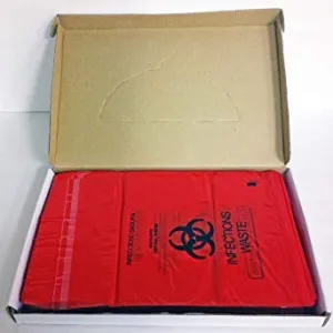 BIO-Hazard Waste Bags 6X6"