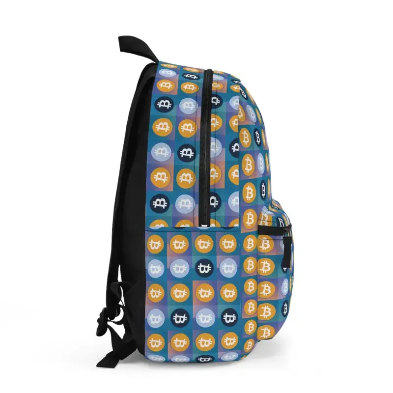 Bitcoins Yellow Blue Backpack Steals Every Look