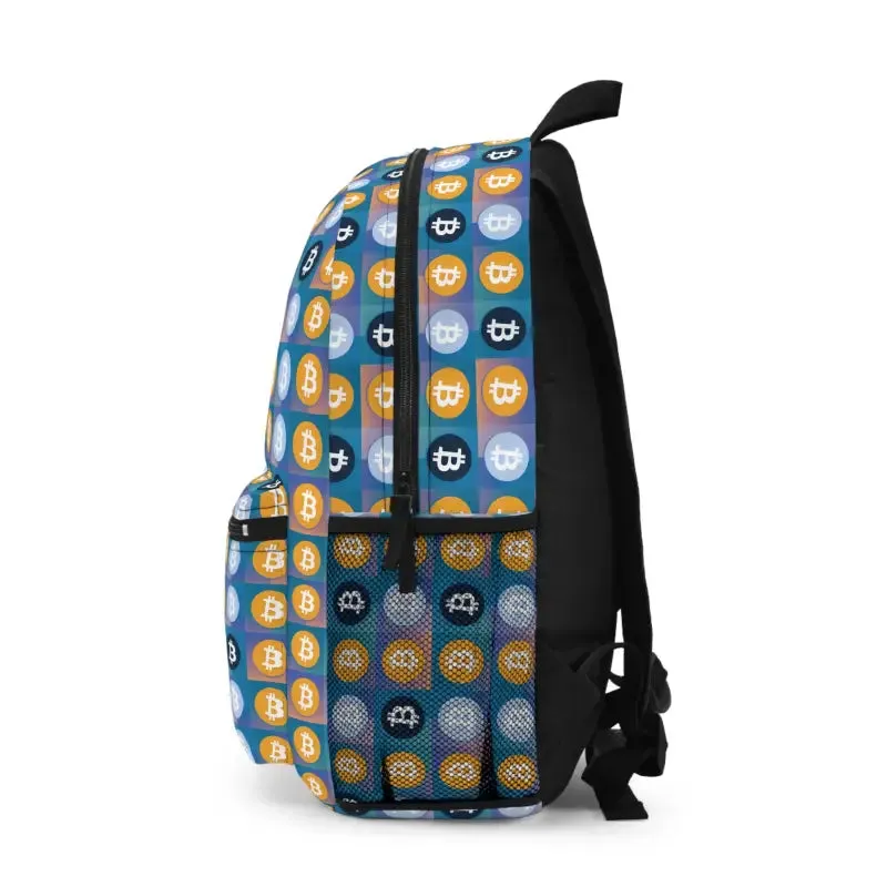 Bitcoins Yellow Blue Backpack Steals Every Look
