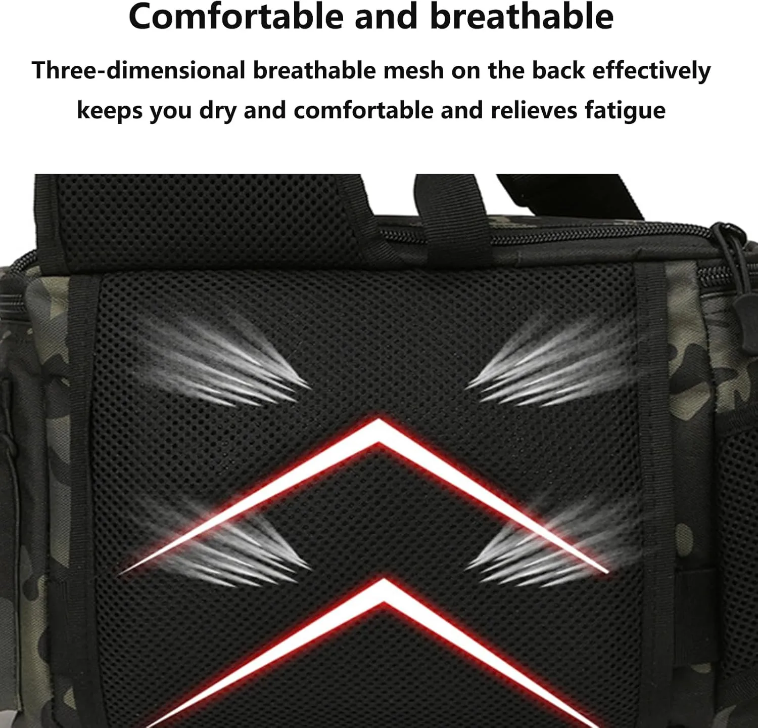 BLEMO Tackle Bag Shoulder Crossbody Fish Gear Bag with Rod Holder, Multi-Functional Fishing Waist Bags Water-Resistant Fishing Fanny Pack for Fly Fishing, Outdoor Sports 42 * 17 * 21CM B