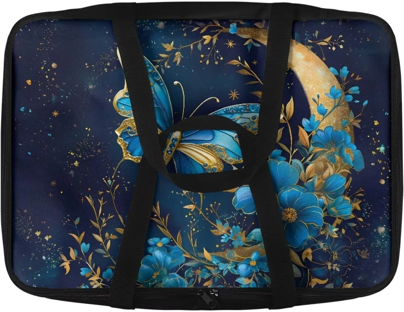 Blue Butterfly Portable Food Warmer for Travel Parties Insulated Casserole Carrier 9X13 Thermal Bags for Cold and Hot Food Reusable Lasagna Holder Lugger Tote