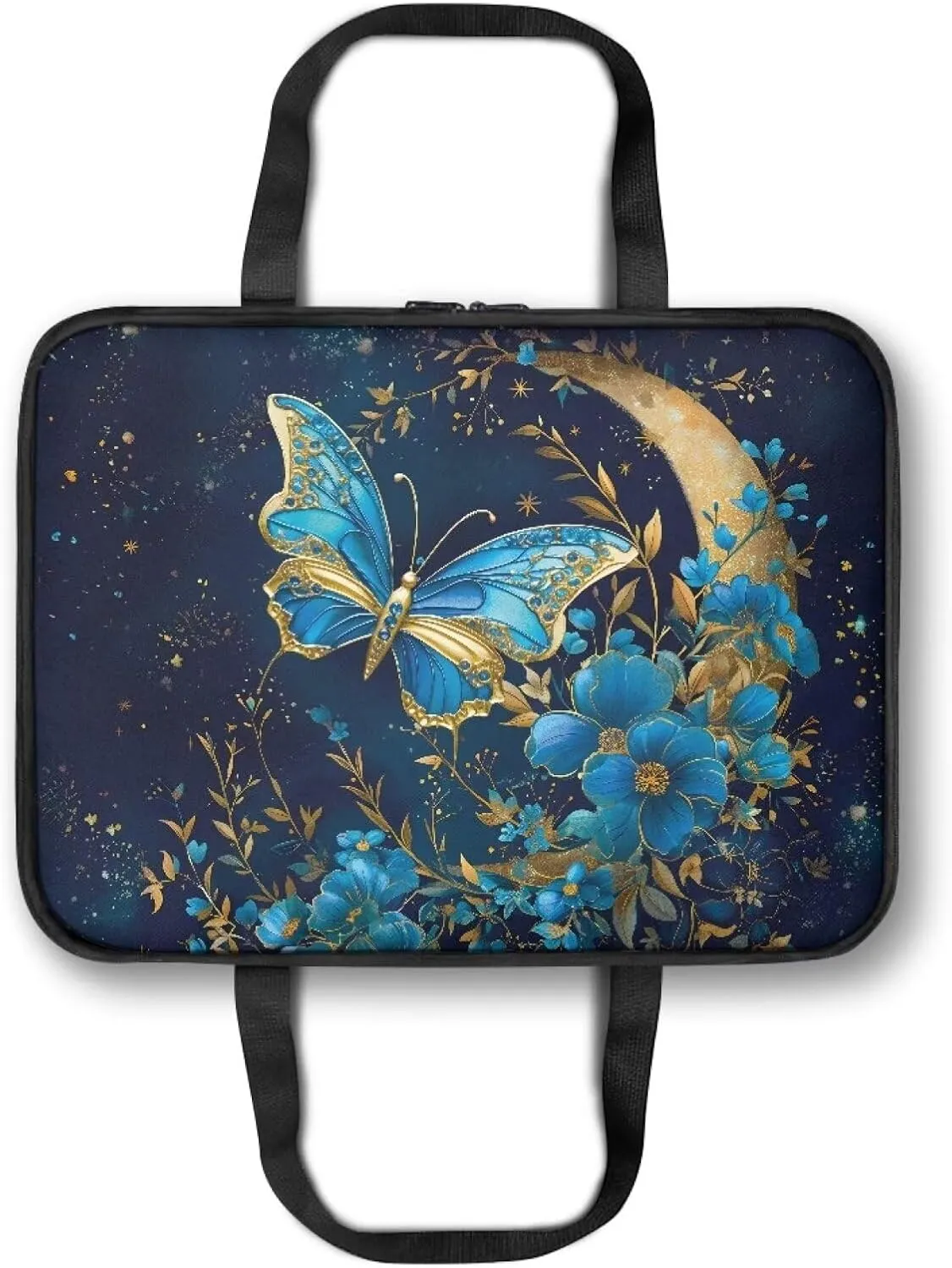 Blue Butterfly Portable Food Warmer for Travel Parties Insulated Casserole Carrier 9X13 Thermal Bags for Cold and Hot Food Reusable Lasagna Holder Lugger Tote