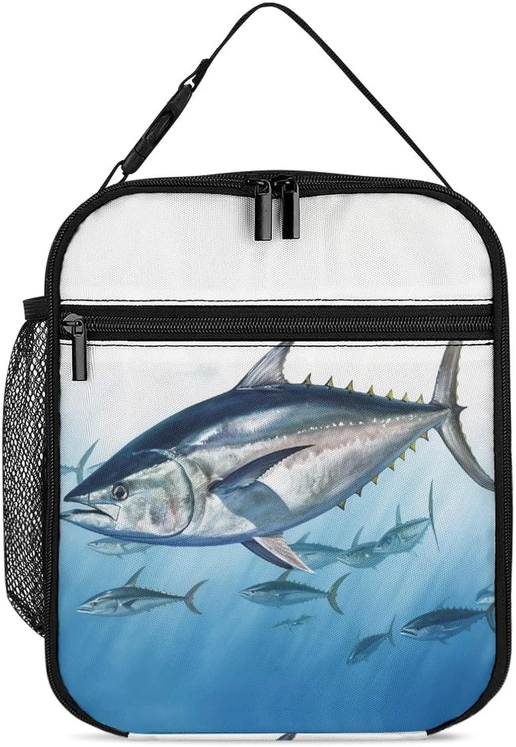 Bluefin Tuna Thunnus Lunch Box Lunch Bag Lunch Box for Women Men Insulated Lunch Bag Lunchbox Cute Lunch Bags for Women Adult Lunch Box Large Lunch Box Insulated Lunch Box