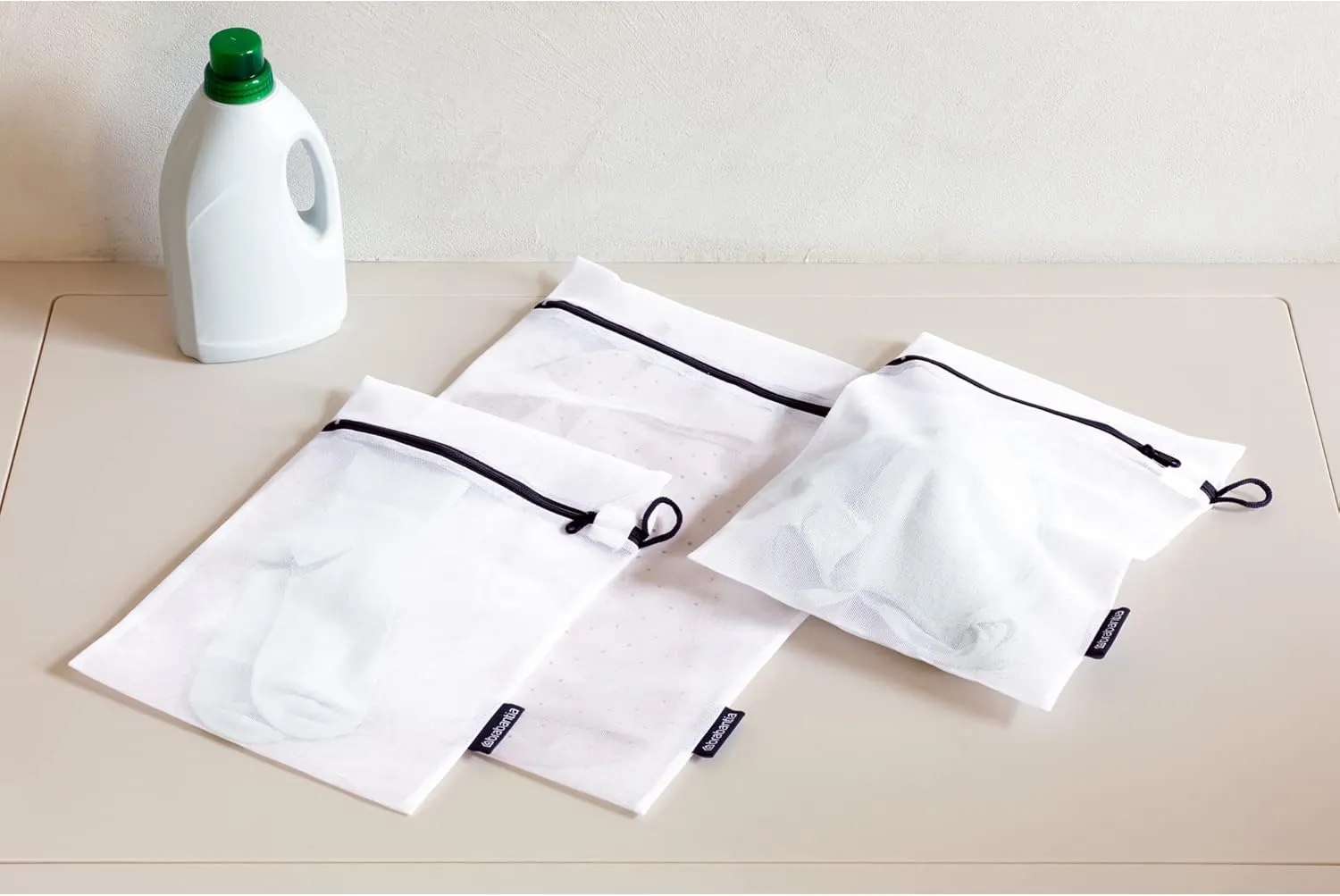 Brabantia Laundry Washing Bags, Set of 3, White - Free Shipping Worldwide