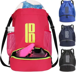 brooman Youth Soccer Bags Boys Girls Soccer Basketball Volleyball & Football Backpack