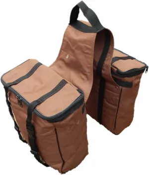 Brown Western Cordura Insulated Large Saddle Bag