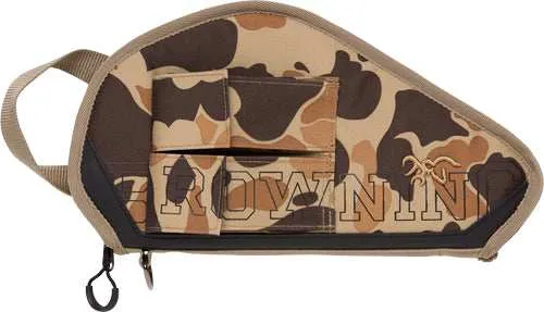 Browning Range Pro Pistol Rug - 11" Vintage Tan W/2mag Pockets