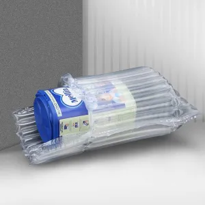 Bubble Cushion Wrap Sleeves, 100 Pack Packing Air Protector Bags Inflatable Air Cushion Bags for Packaging Porcelain Glass Milk Powder Can Ceramic Cooking Oil