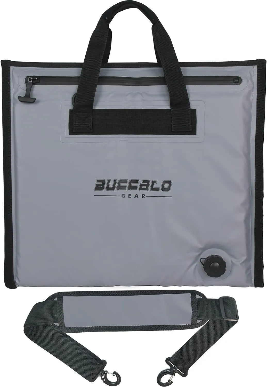Buffalo Gear Insulated Cooler Bag - 20x18in Bait Cooler, Waterproof Fish Kill Bag