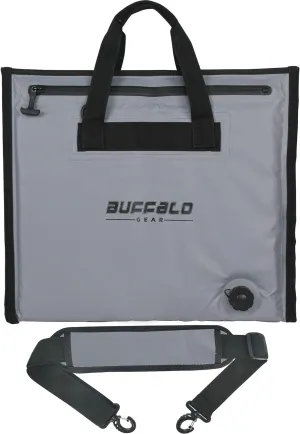 Buffalo Gear Insulated Cooler Bag - 20x18in Bait Cooler, Waterproof Fish Kill Bag