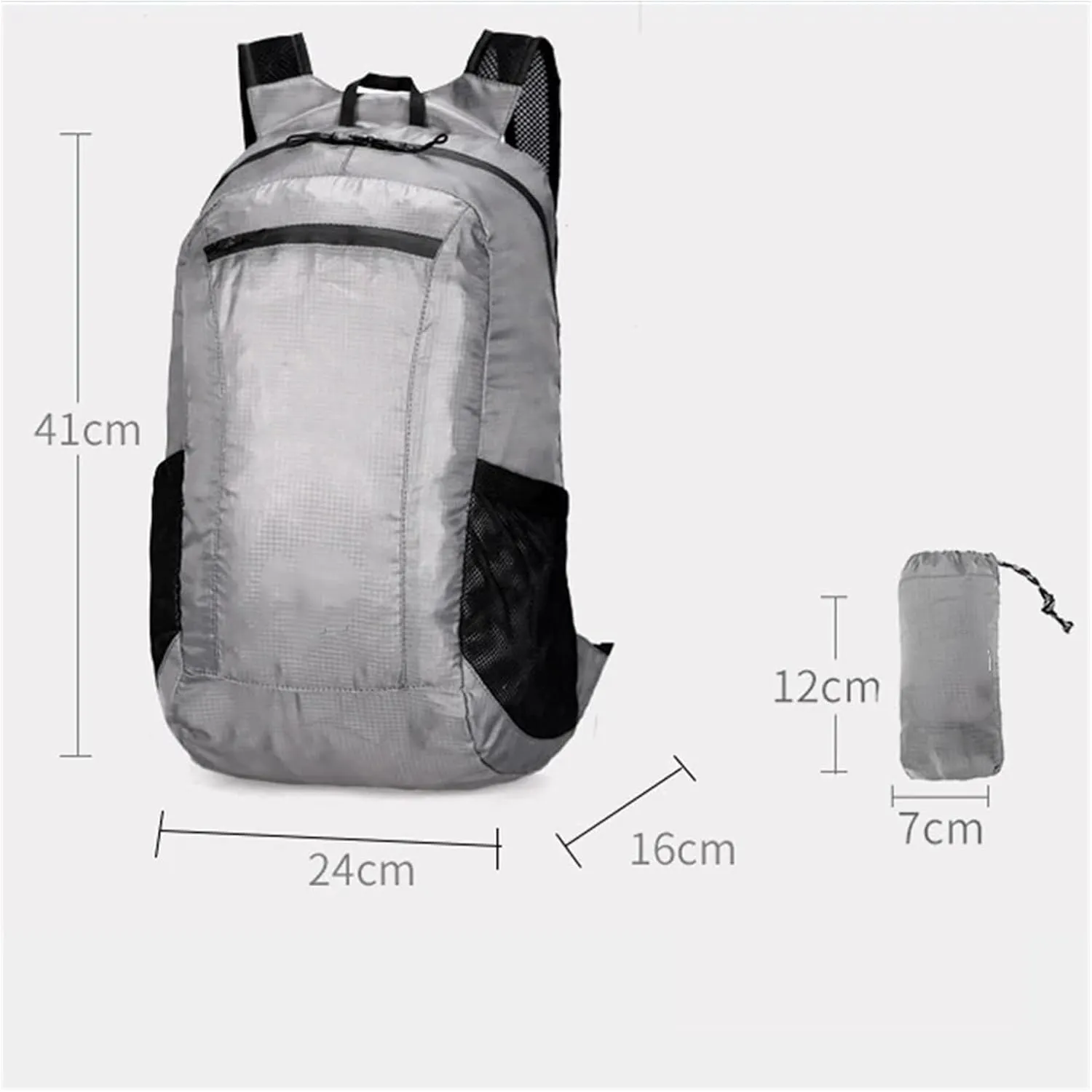 Business Backpack Portable Travel Outdoor Hiking Cycling Backpacks Ultralight Foldable Mountaineering Bag(Sea blue)