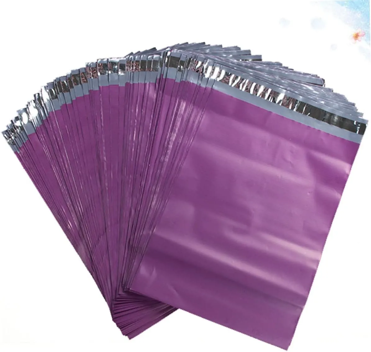 Cabilock 100pcs Shipping Bags for Package Sealing Mailer Bag Postal Mailers Packaging Bags Package Bags Thicken Bag for Product Express Bag for Transportation Purple