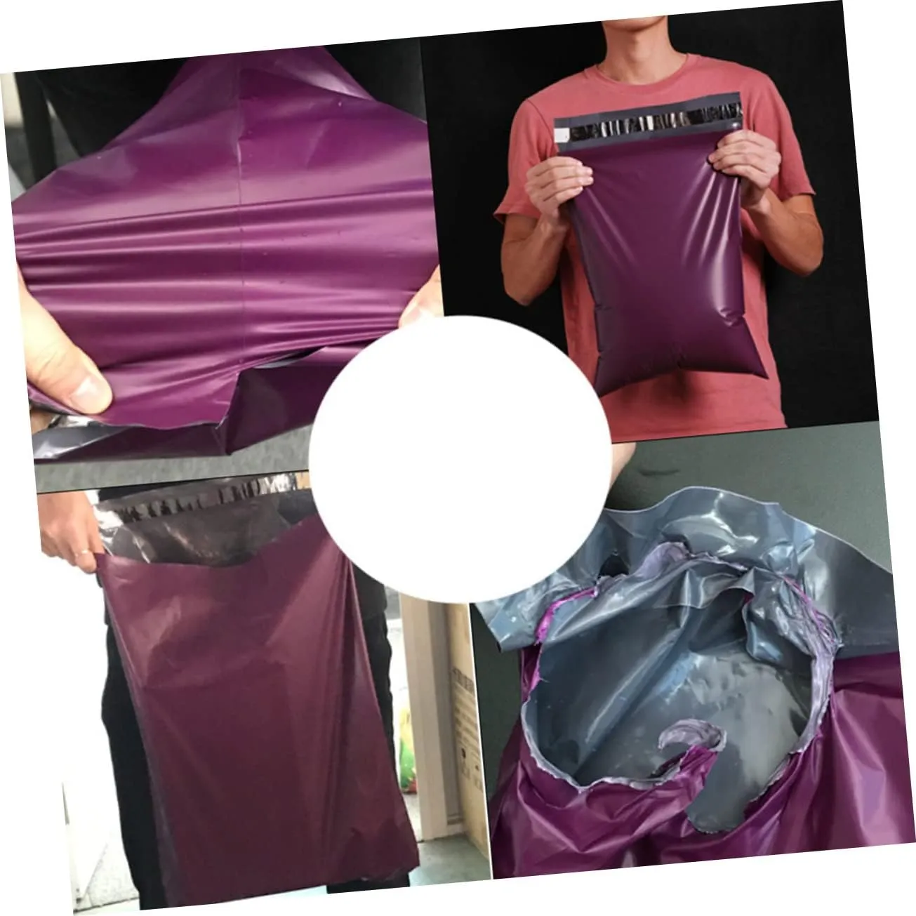 Cabilock 100pcs Shipping Bags for Package Sealing Mailer Bag Postal Mailers Packaging Bags Package Bags Thicken Bag for Product Express Bag for Transportation Purple
