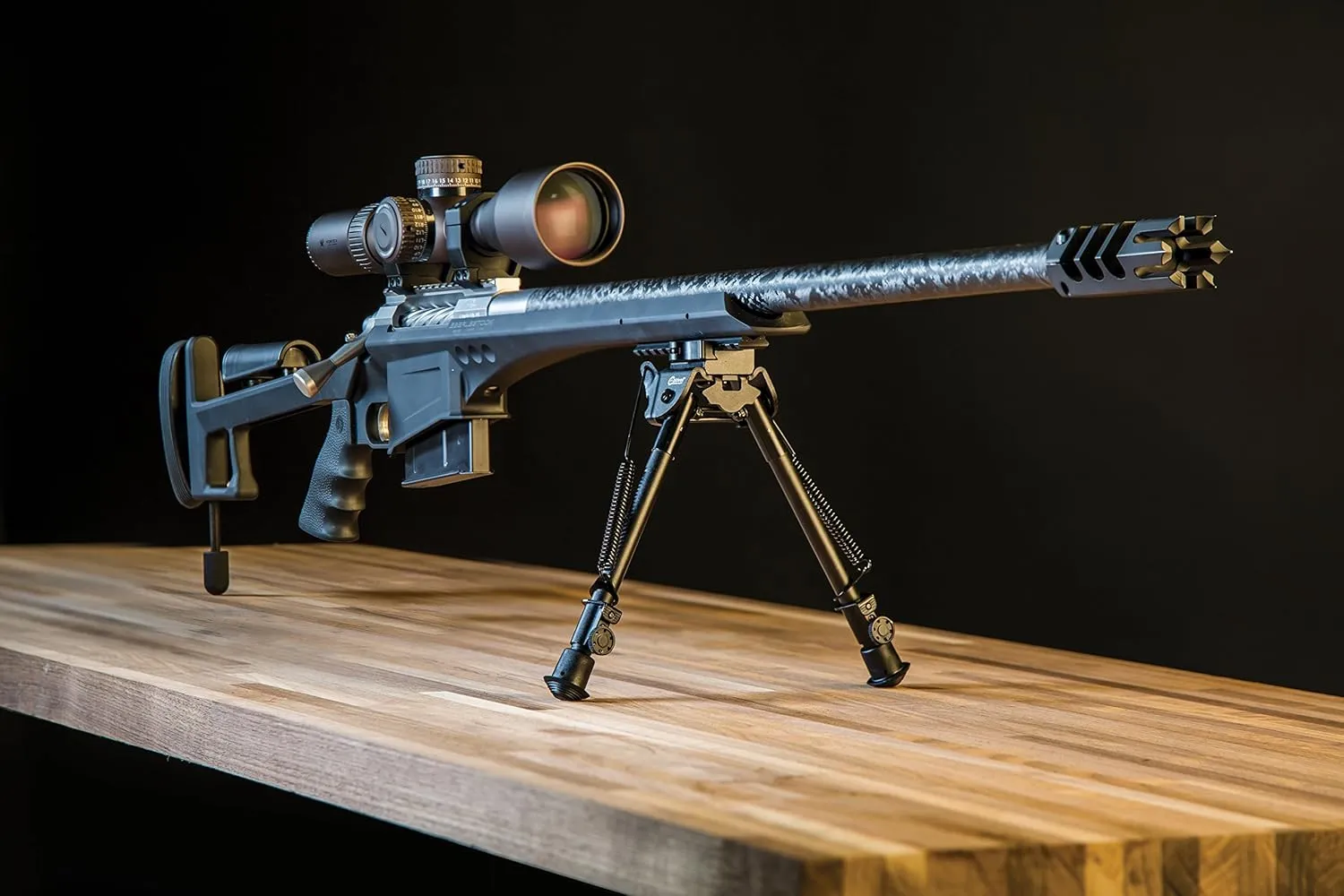 Caldwell XLA Fixed Pic Rail Bipod with Collapsible Design, Non-Slip Feet and Notched Legs for Outdoor, Range, Shooting and Hunting
