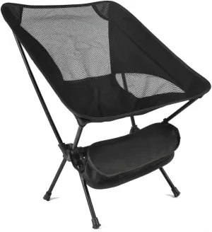 Camping Chair Outdoor Chair Foldable Chair Ultralight Camping Chair With Handbag Outdoor Portable Folding Chair For Picnic Beach Travel Hiking Fishing Chairs Folding Camping Chair ( Color : Black , Si