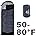 Camping Sleeping Bag-3 Season Warm & Cool Weather-Lightweight