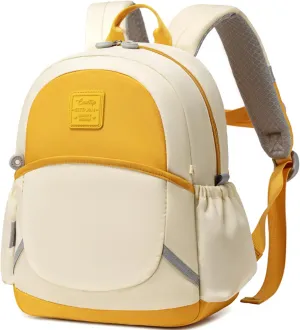 CAMTOP Toddler Backpack for Boys Girls 2-4, Kids Backpacks for Kindergarten Preschool, 12" H Small Bookbag for Daycare Travel Diaper (Yellow)