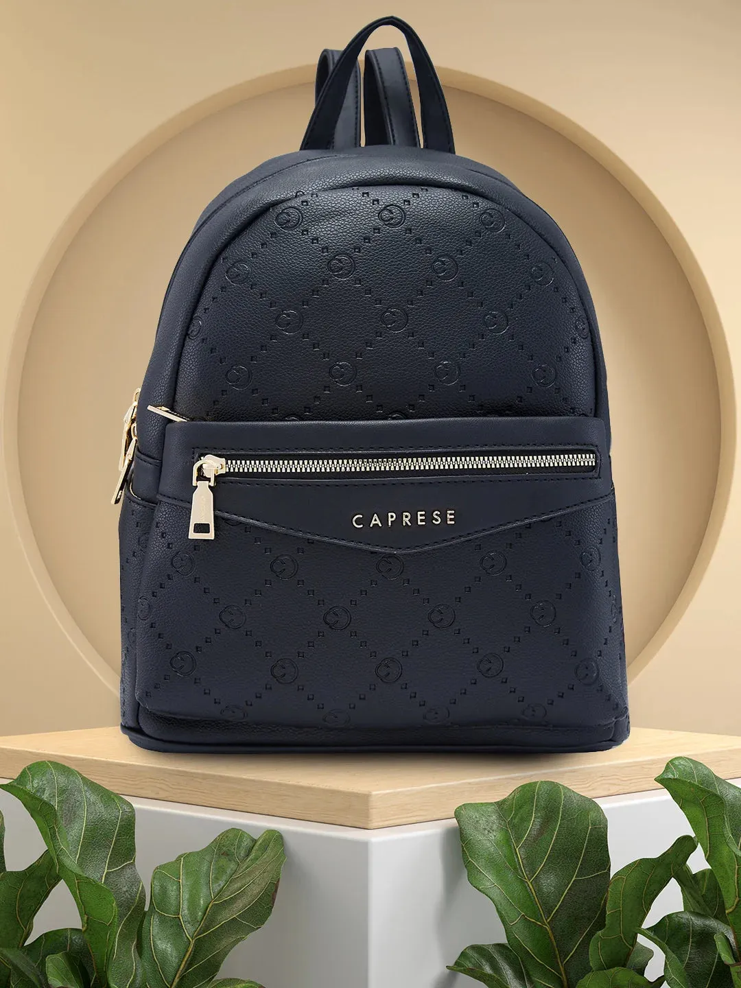 Caprese Brianna Medium Black Backpack