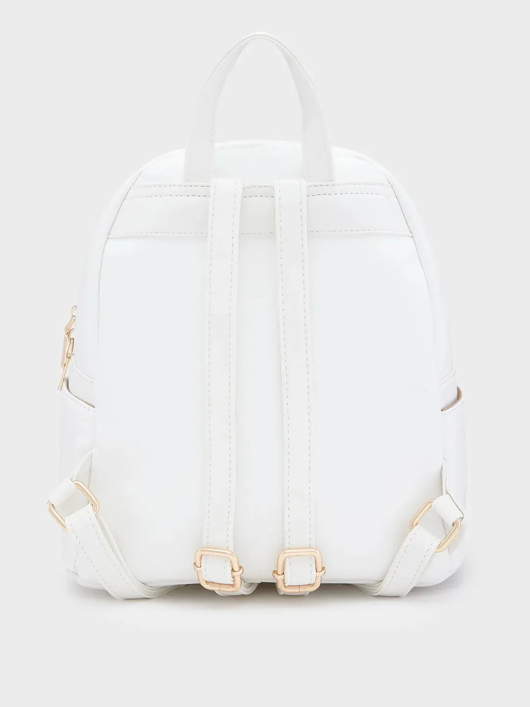 Caprese Brianna Medium White Backpack