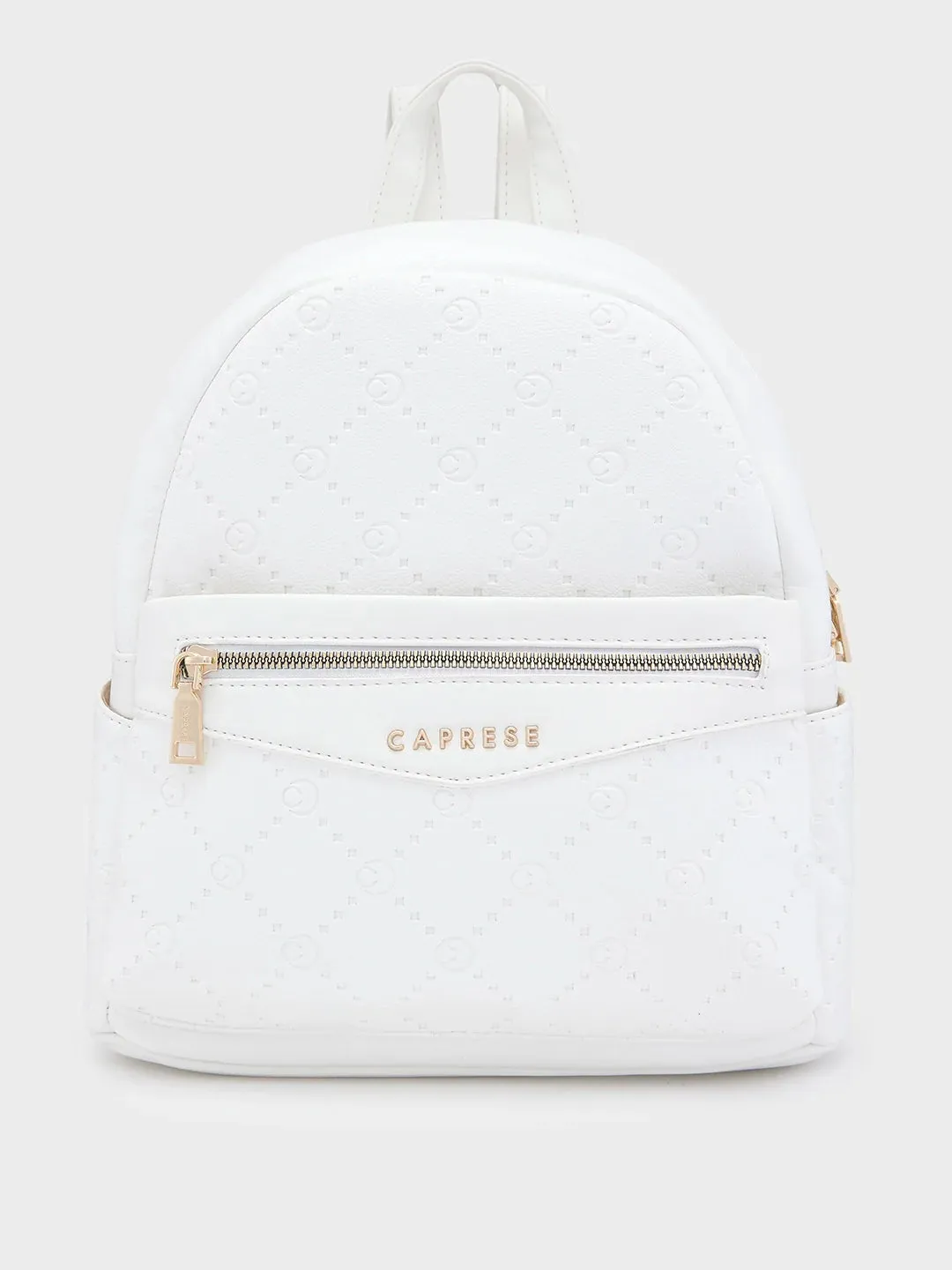 Caprese Brianna Medium White Backpack