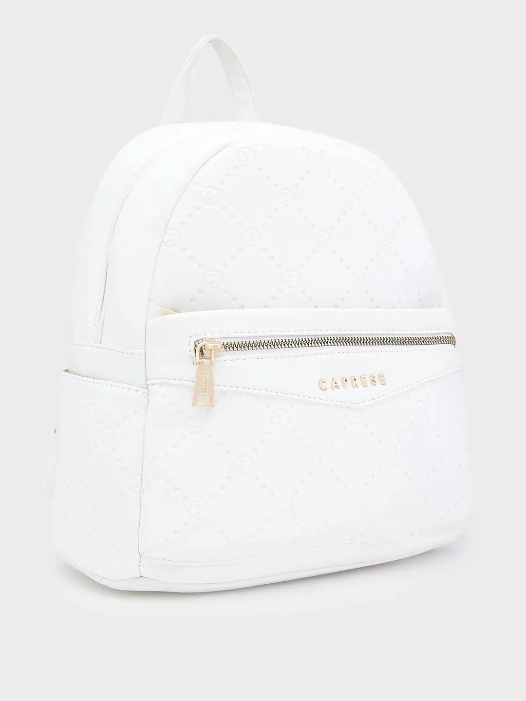 Caprese Brianna Medium White Backpack
