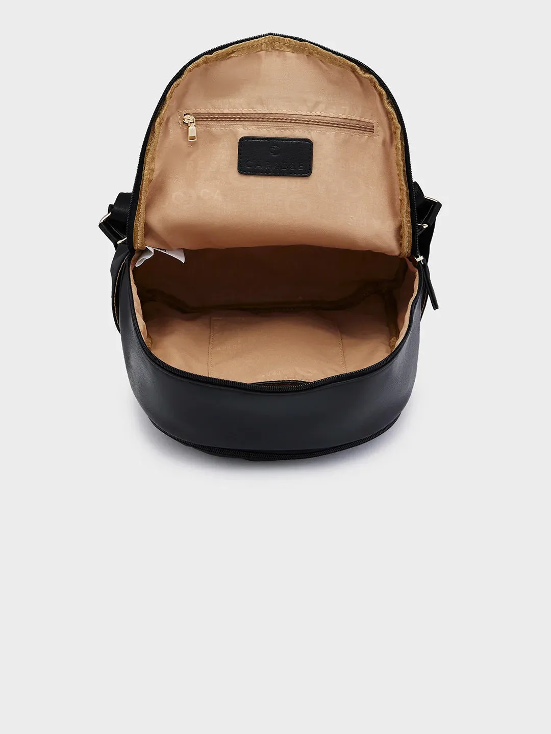 Caprese Merlin Medium Black Backpack