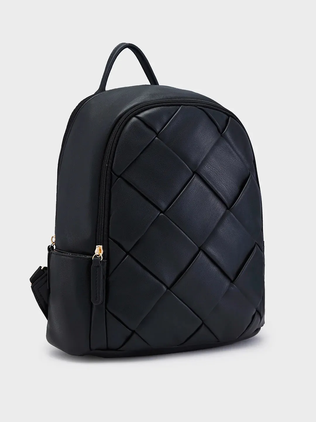 Caprese Merlin Medium Black Backpack