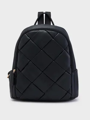 Caprese Merlin Medium Black Backpack