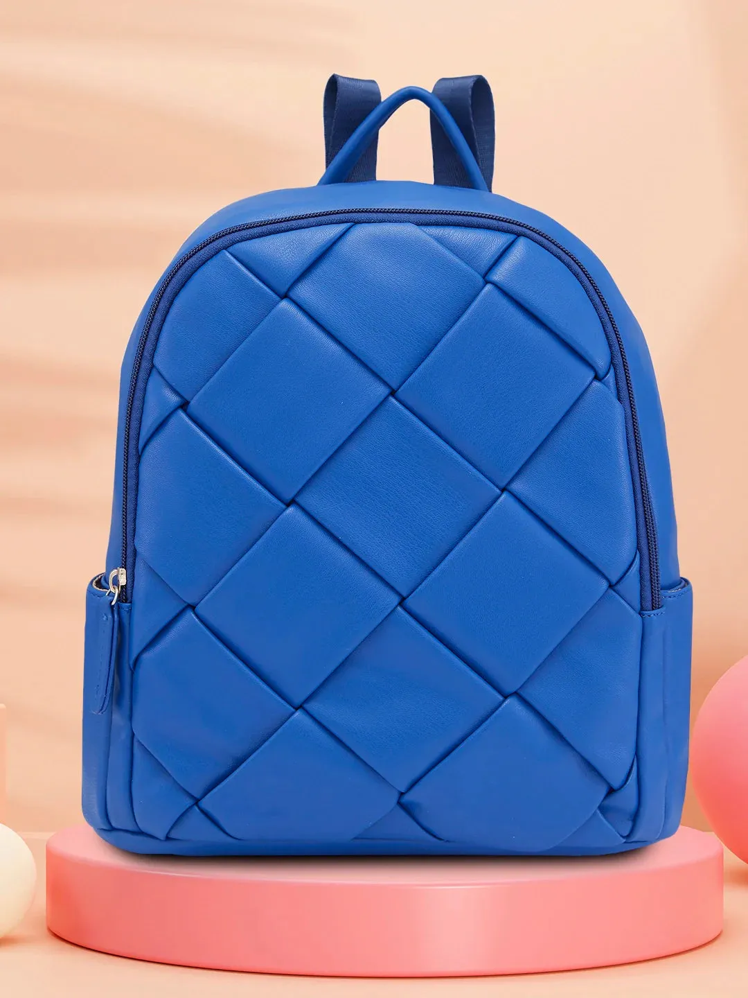 Caprese Merlin Medium Blue Backpack