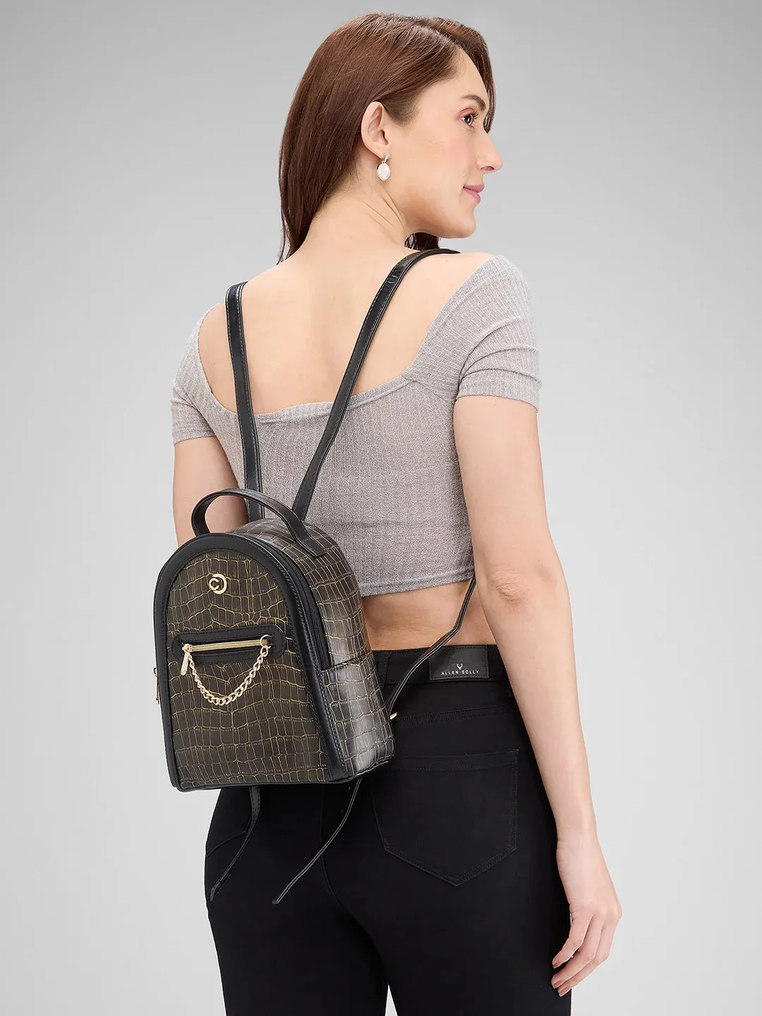 Caprese Mist Small Black Backpack