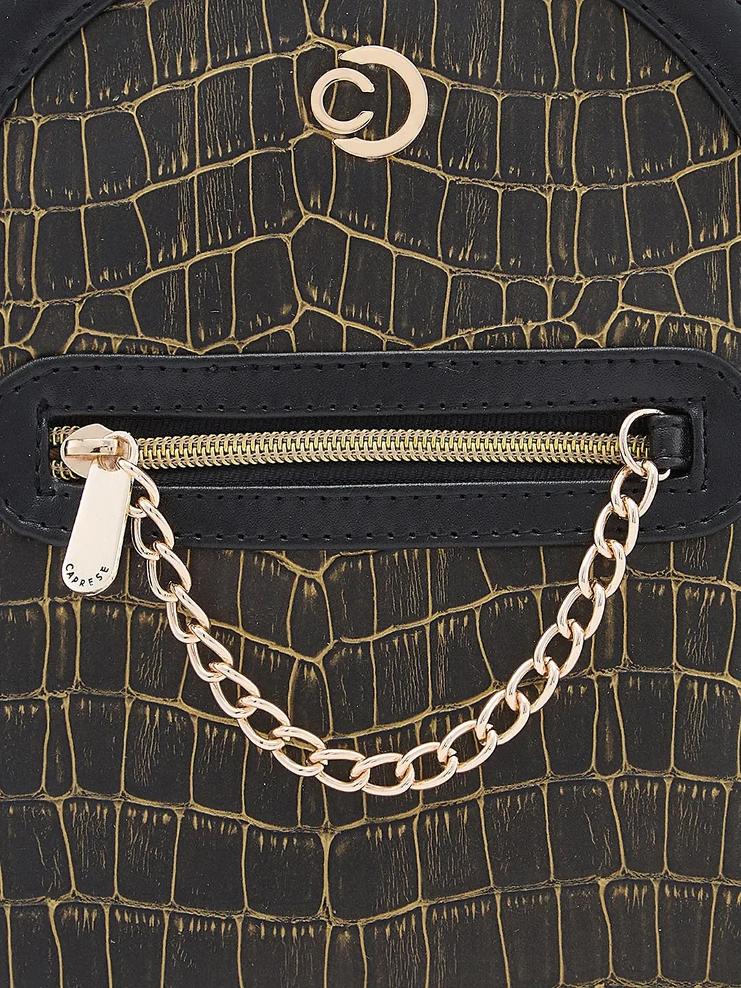 Caprese Mist Small Black Backpack