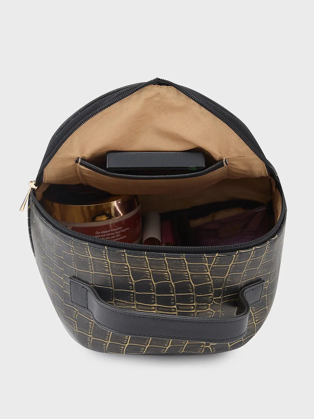 Caprese Mist Small Black Backpack