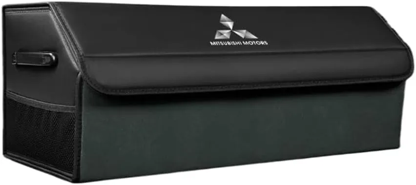 Car Boot Bags for Mitsubishi L200/Lancer/Mirage/Outlander/Pajero, Wear-Resistant Car Trunk Organizer Organizer Box Car Accessories,C-Large