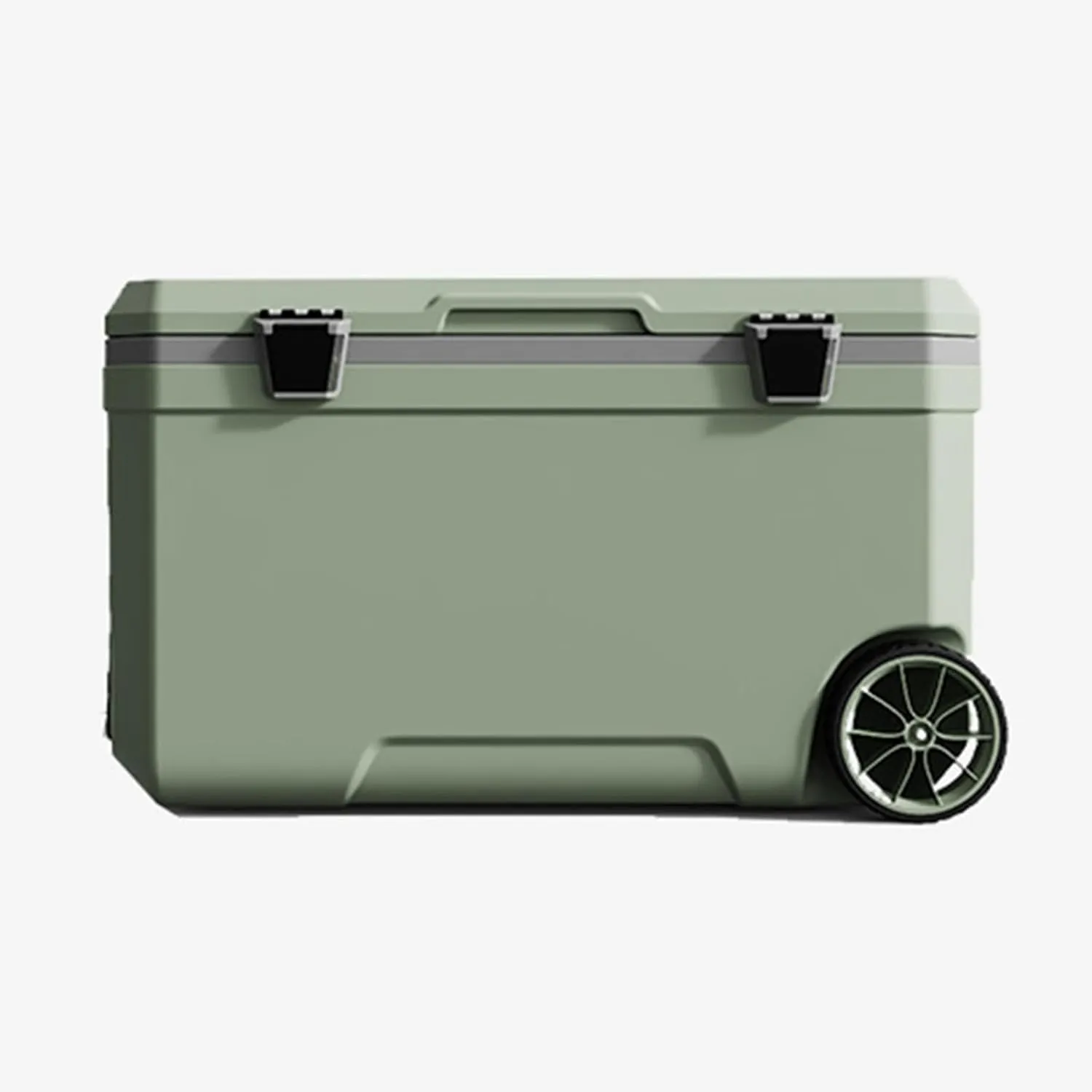 Car Camping Coolers for Peugeot 3008 4008, Waterproof Portable Cooler, Leak Proof Picnic Insulated Bag, Ultra-Light Premium Ice Chest Box,A-Green-70L