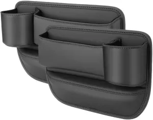 Car Seat Gap Filler Organizer for MG One 2021 2022 2023 2024, Car Gap Filler Car Seat Storage Box Seat Gap Storage Box Car Accessories,Black