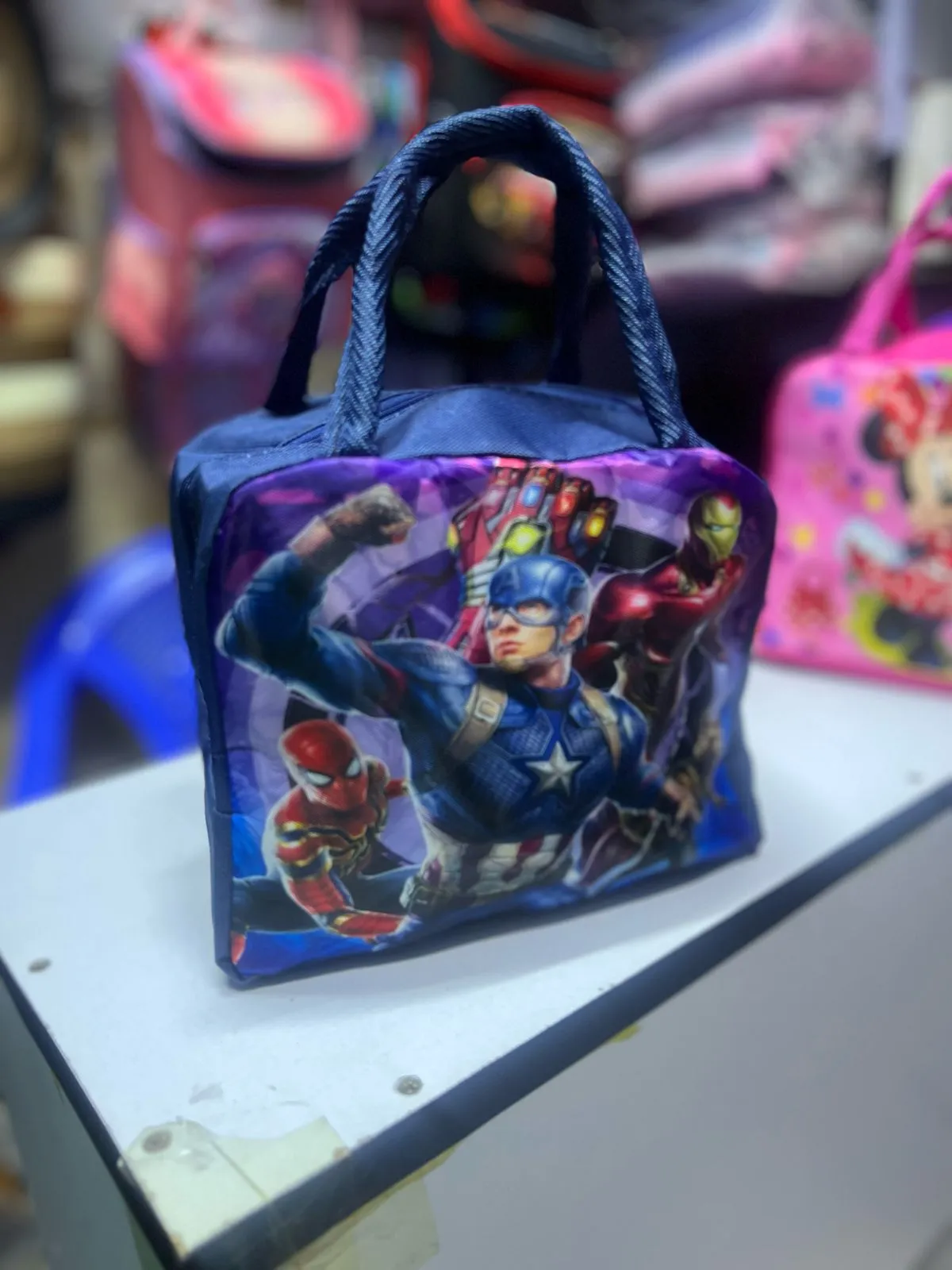 Cartoon themed kids insulated lunch bags