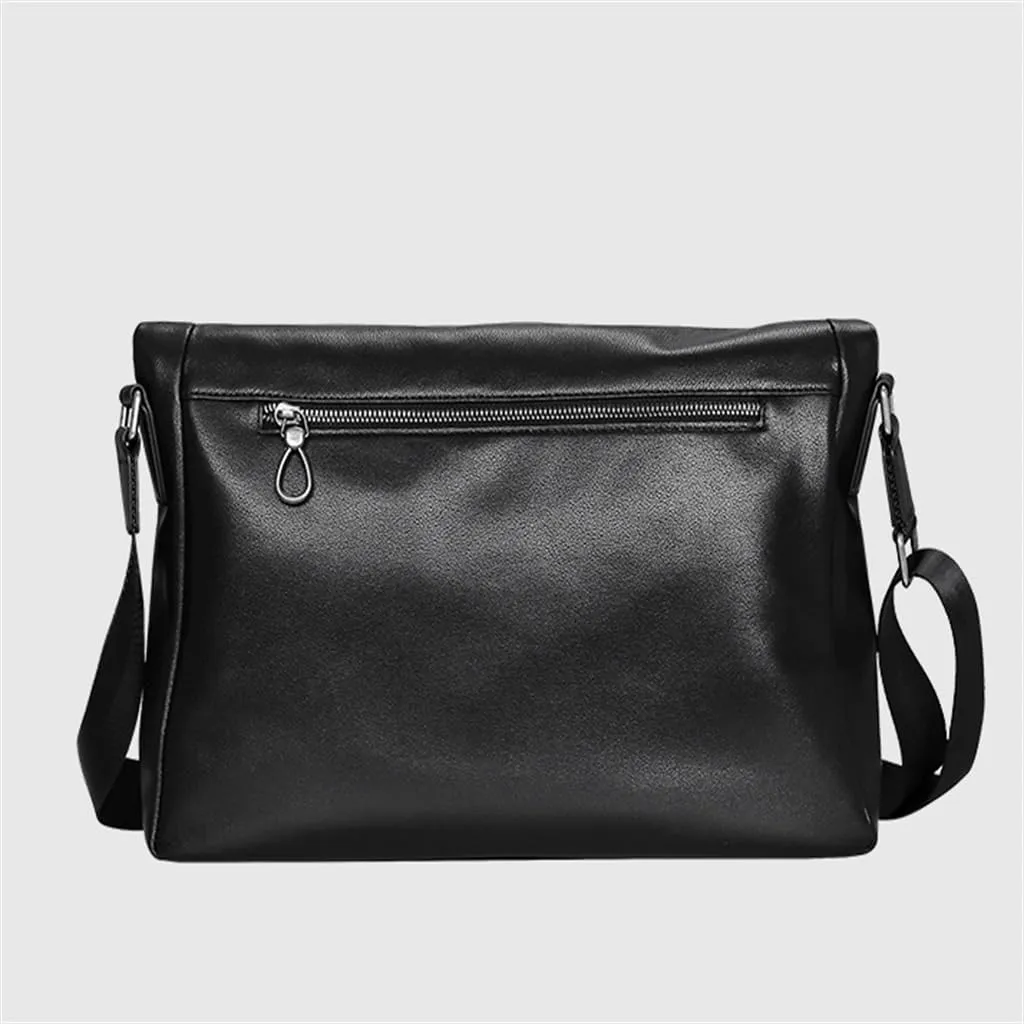 Casual Shoulder Bag Layer Cowhide Business Large Capacity Crossbody Casual Soft Cowhide Backpacks