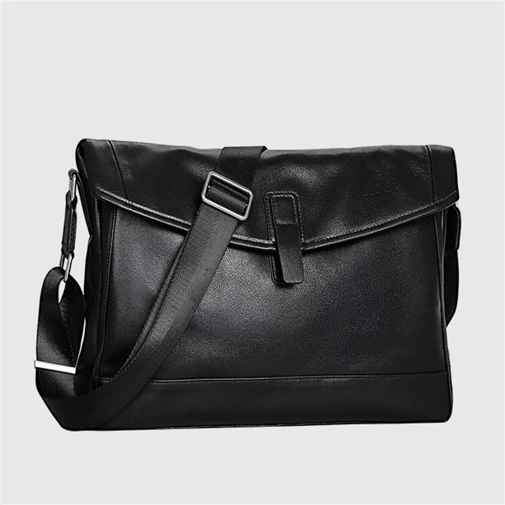 Casual Shoulder Bag Layer Cowhide Business Large Capacity Crossbody Casual Soft Cowhide Backpacks
