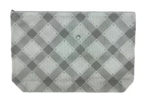 Charcoal Mad For Plaid Project Bag