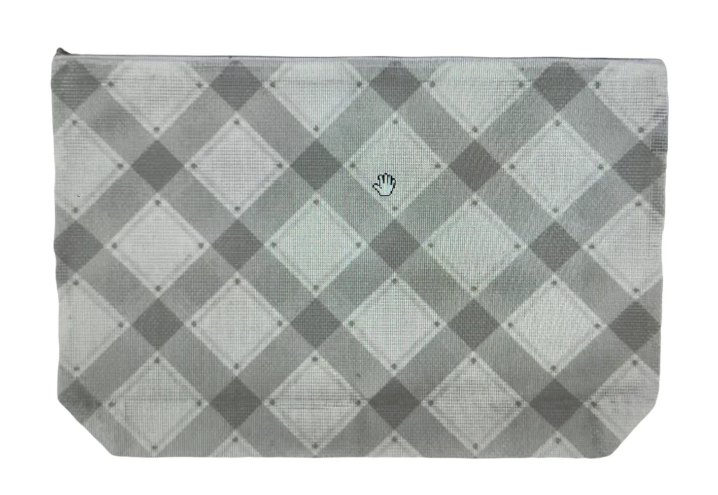 Charcoal Mad For Plaid Project Bag