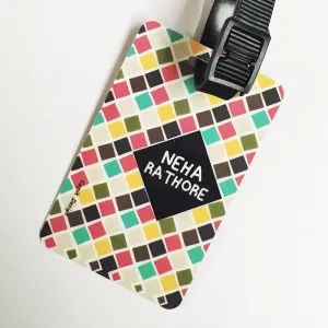 Checkerboard Bag Tags
