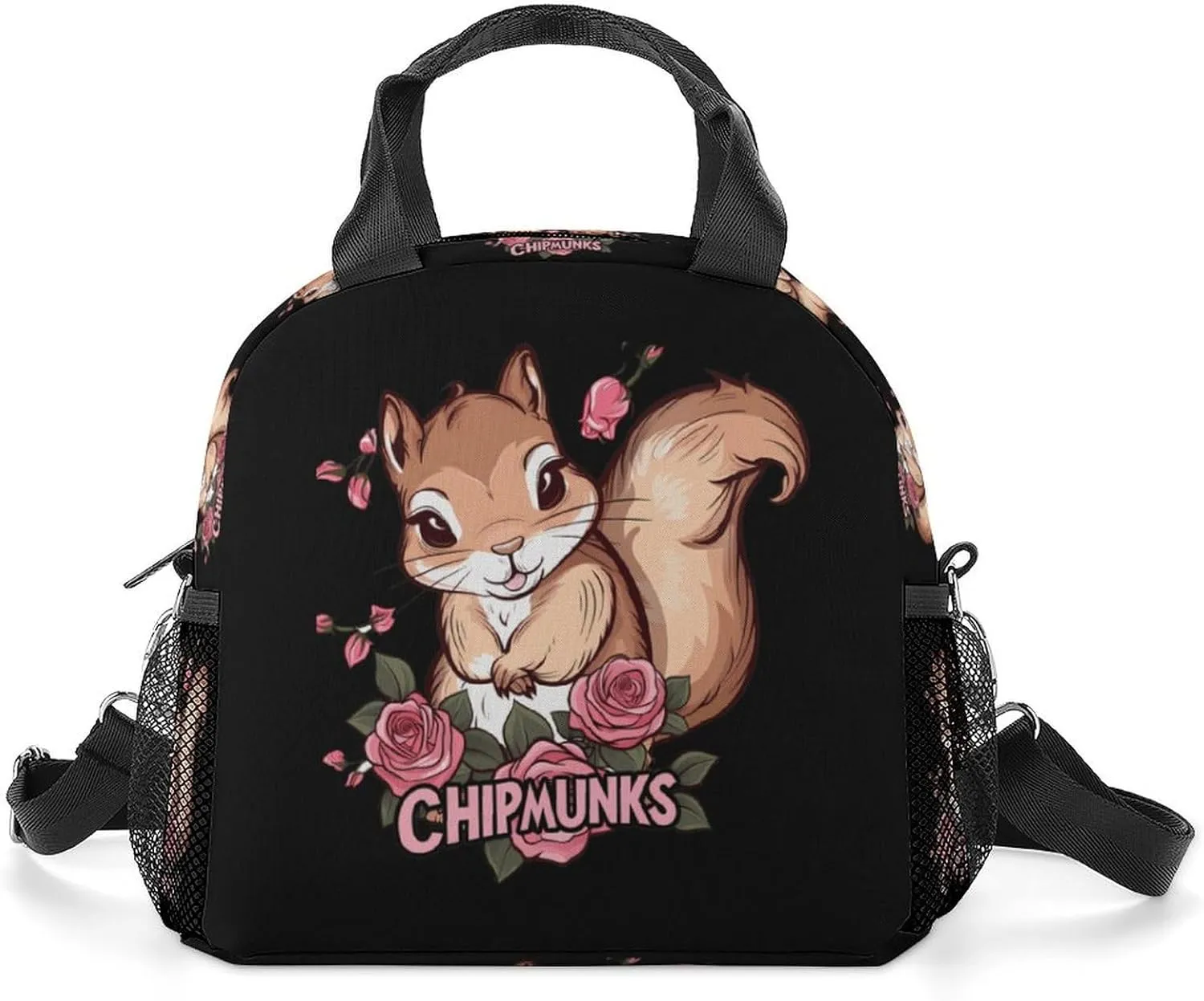 Chipmunks Lunch Bag Insulated Lunch Box Lunch Tote Bag Lunch Organizer Lunch Holder Handbag for Women Men