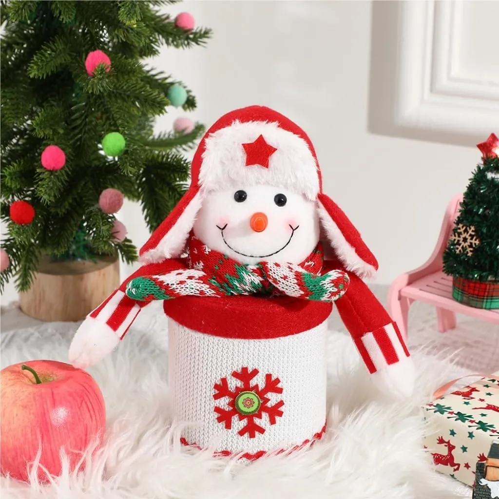Christmas Bags Christmas packaging box Christmas doll decoration candy box ritual cartoon gift box Christmas Tote Bag(Old man)