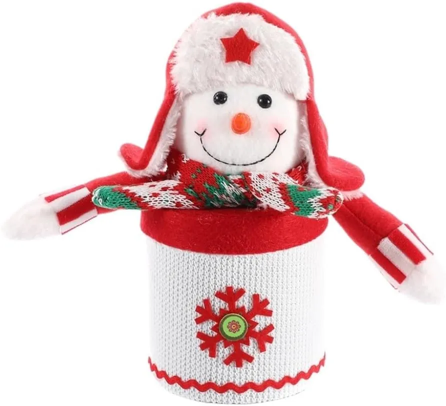 Christmas Bags Christmas packaging box Christmas doll decoration candy box ritual cartoon gift box Christmas Tote Bag(Old man)