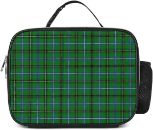 Clan Henderson Tartan Detachable Polyester Lunch Bag, Large Capacity Lunch Bag