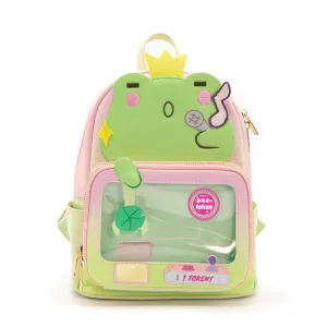 Claw Machine Pin Collector Backpack- King Toad the Frog