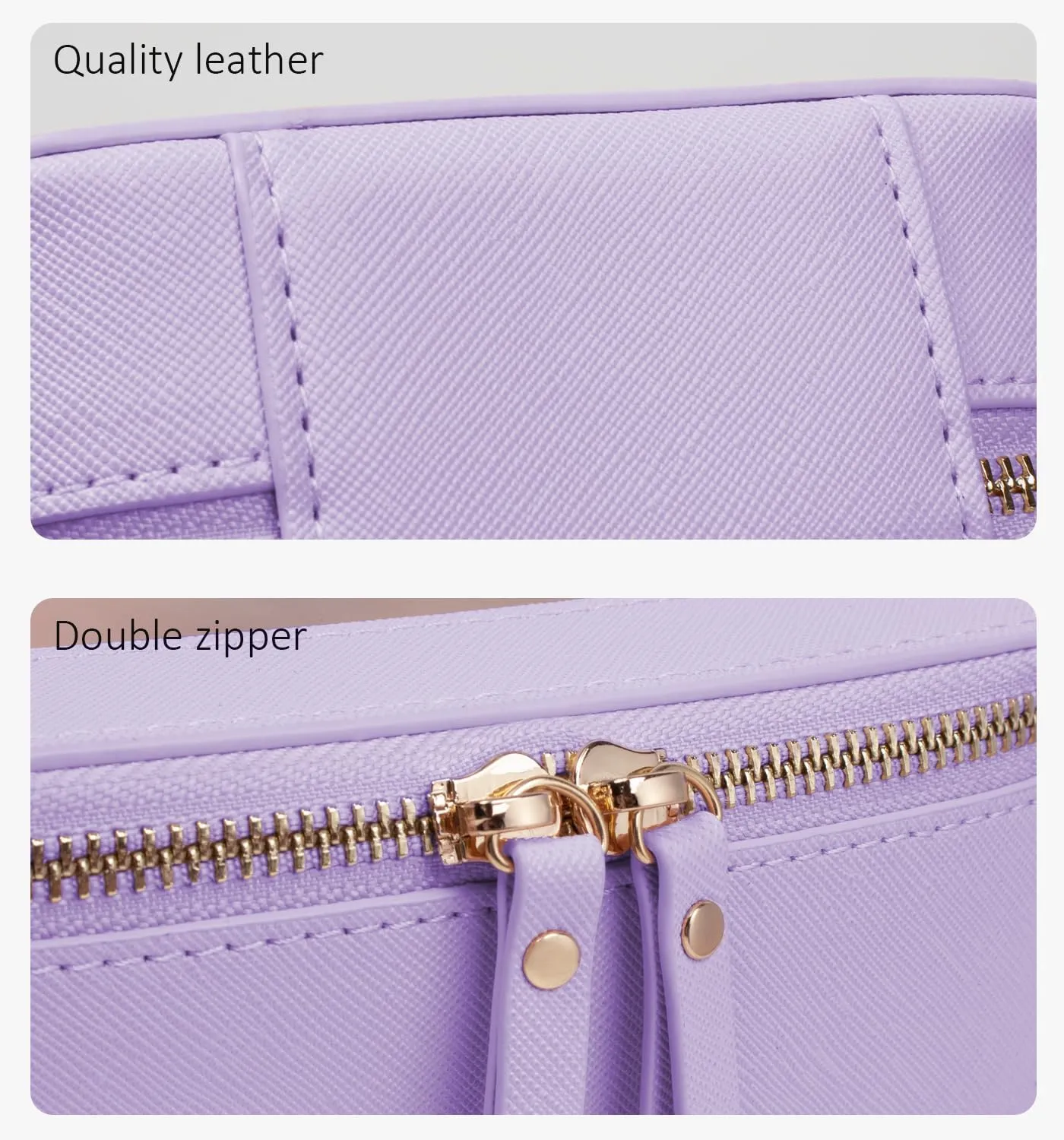 Clear Makeup Bag, Small Makeup Bag TSA Approved Toiletry Bag Cosmetic Travel Bag Cute Makeup Bag Organizer Makeup Case Pouch Car Essentials for Women Men