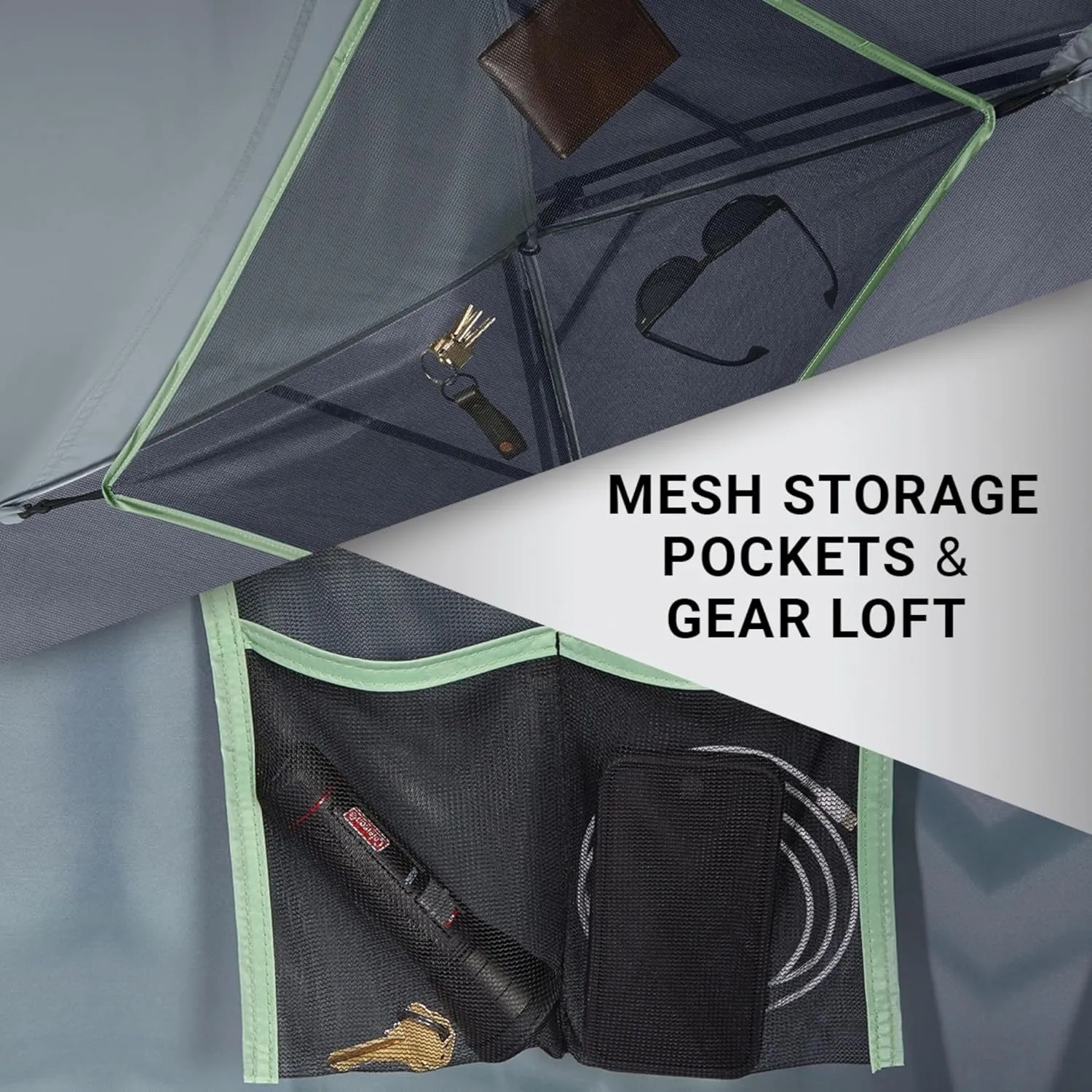 Coleman Skydome Series Camping Tent Weatherproof Tent Includes Pre-Attached Poles Rainfly Carry Bag and Unique Pattern Sets up in 5 Minutes